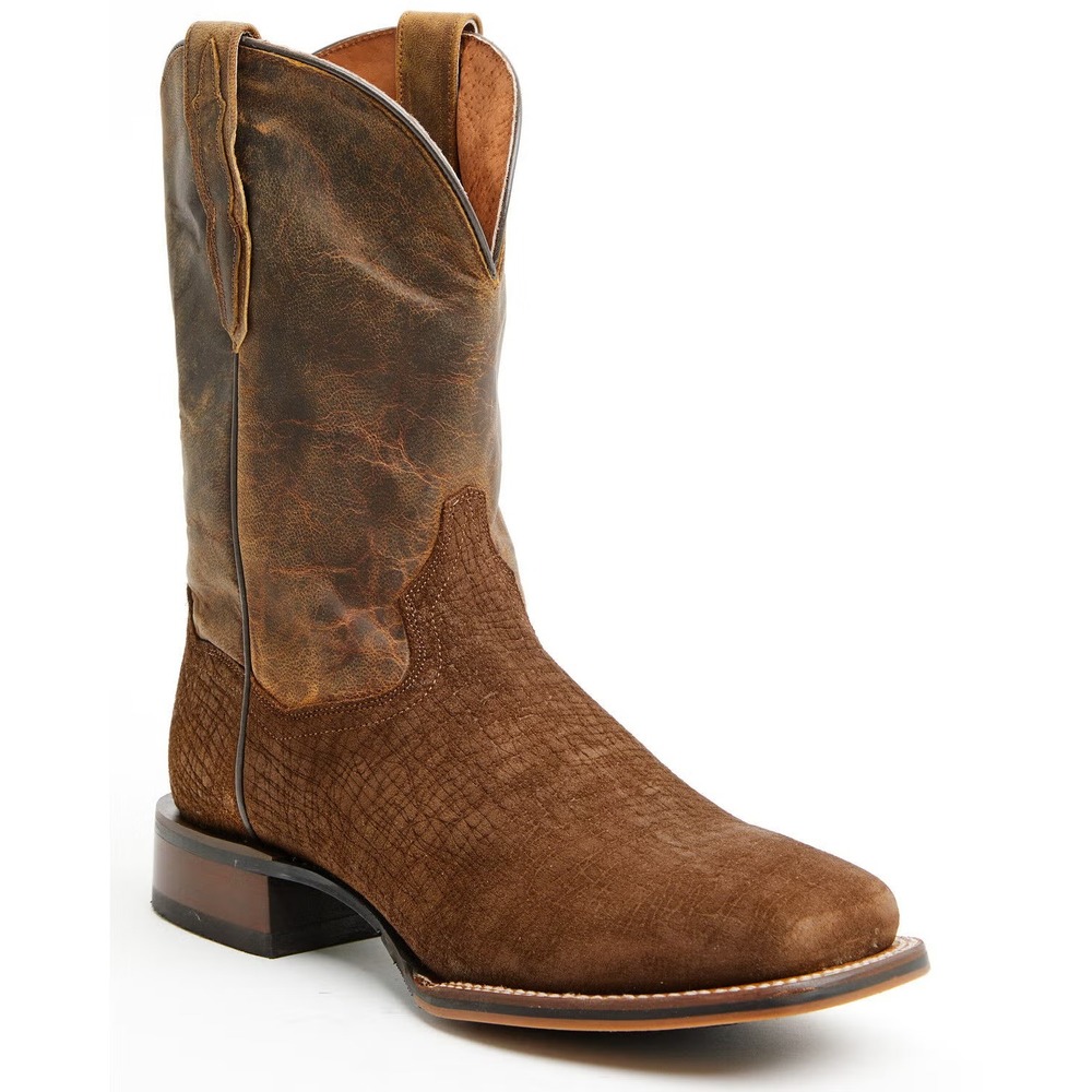 Dan Post® (Men's 9 D) Snyder™ Broad Square Toe‎ Western Boots in Brown - $300